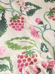 Pink / White Cath Kidston Baby Woven Romper - Image 8 of 9