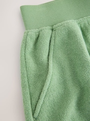 Green Towelling Shorts - Image 6 of 7