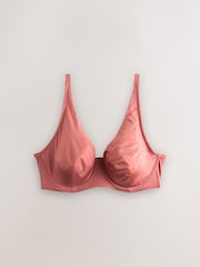 Chocolate/Rust/Cream Non Padded Full Cup DD Microfibre Smoothing Ultimate Comfort T-Shirt Bras 3 Pack - Image 8 of 11