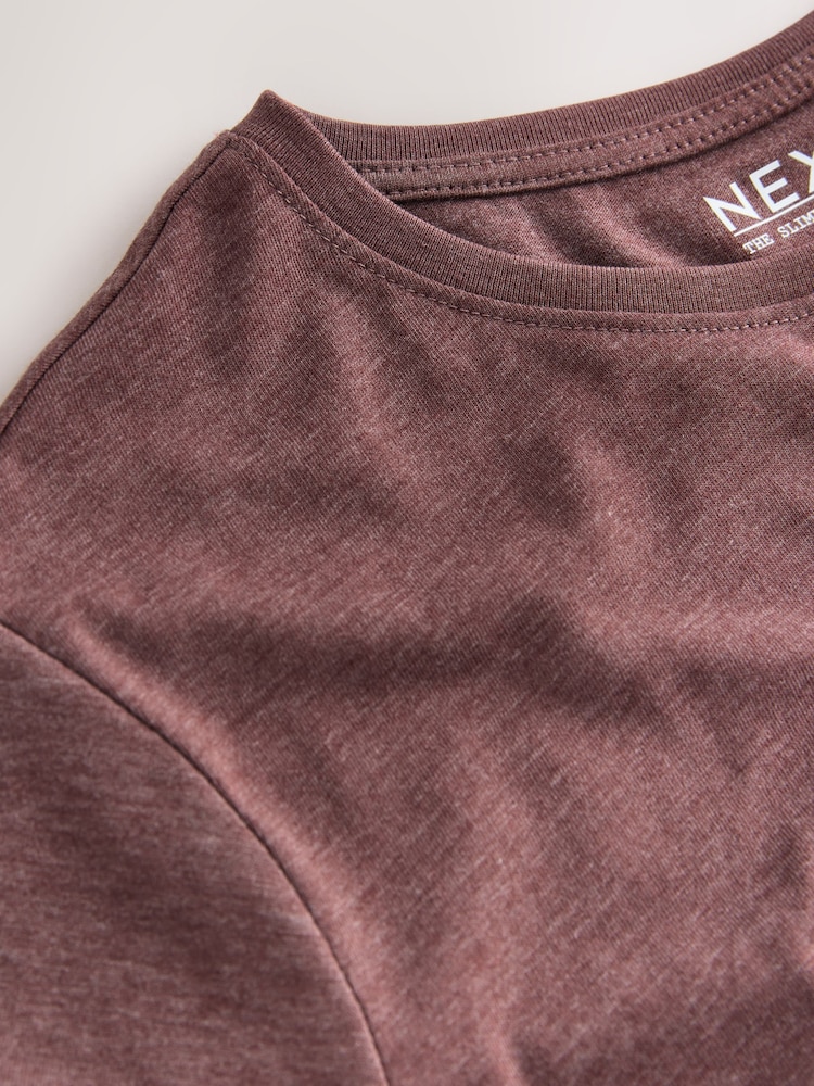 Red Slim Fit Crew Neck T-Shirt - Image 8 of 8