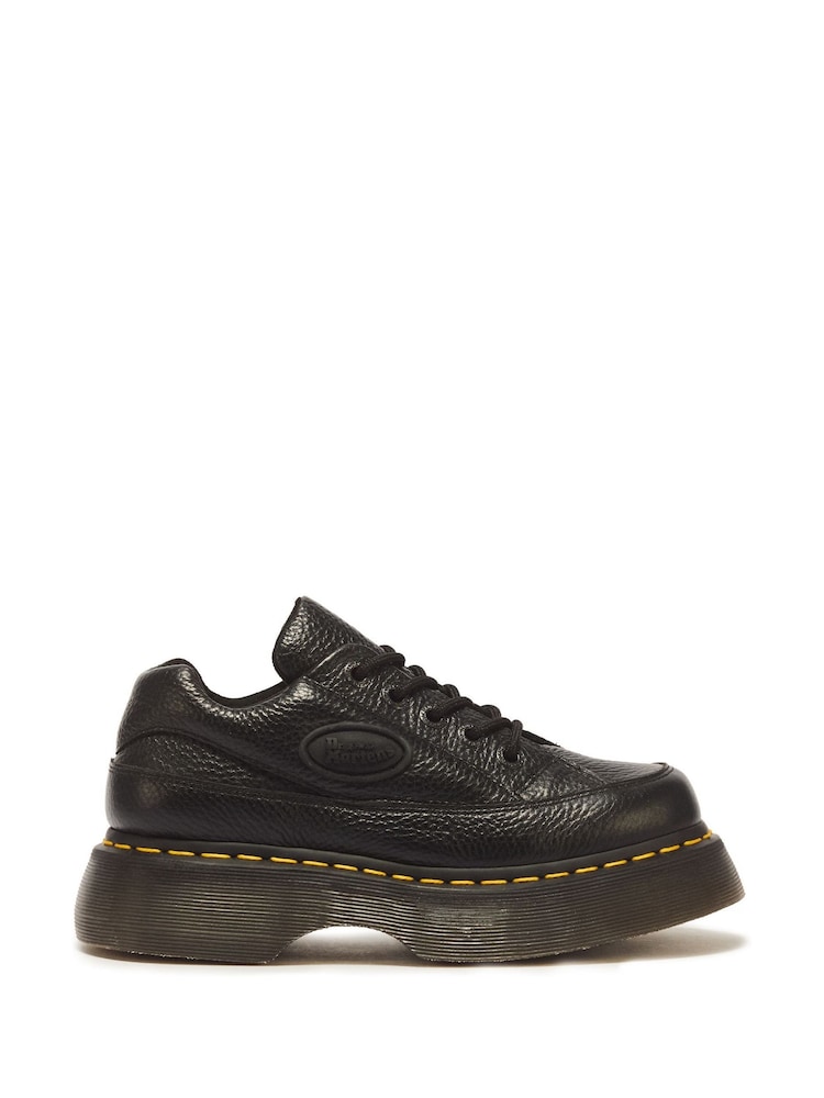 Dr. Martens Black Buzz 5i Milled Nappa Leather Shoes - Image 1 of 5