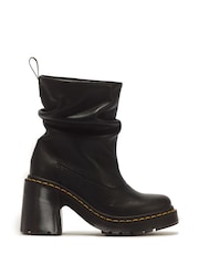 Dr. Martens Black Kasey Lo Pull-On Soft Virginia Boots - Image 1 of 6