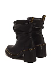 Dr. Martens Black Kasey Lo Pull-On Soft Virginia Boots - Image 3 of 6
