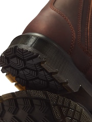 Dr. Martens Brown 2976 Alyson Faux Fur Zip WinterGrip Chelsea Boots - Image 5 of 6