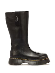 Dr. Martens Black Buzz Hi Milled Gloss High Boots - Image 1 of 6