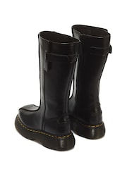 Dr. Martens Black Buzz Hi Milled Gloss High Boots - Image 3 of 6