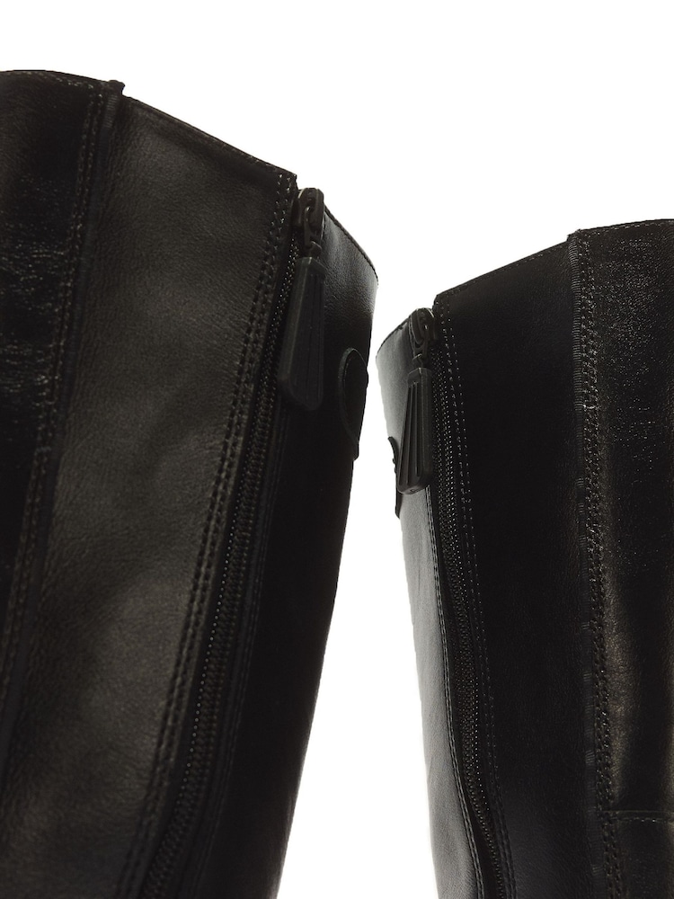 Dr. Martens Black Buzz Hi Milled Gloss High Boots - Image 6 of 6