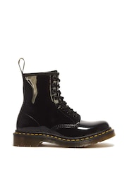 Dr. Martens Black 1460 Patent Leather Lace Up Boots - Image 1 of 6