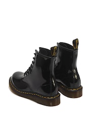 Dr. Martens Black 1460 Patent Leather Lace Up Boots - Image 3 of 6