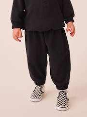 Charcoal Grey Popper Neck Sweat Top and Joggers Set (3mths-7yrs) - Image 4 of 4