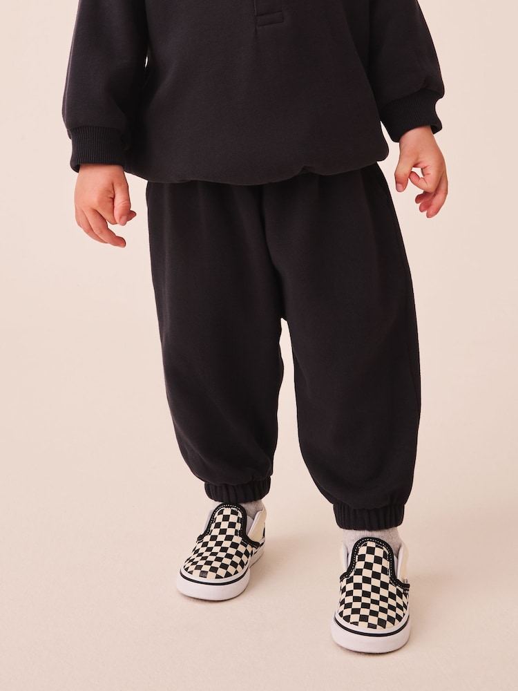 Charcoal Grey Popper Neck Sweat Top and Joggers Set (3mths-7yrs) - Image 4 of 4 Charcoal Grey Popper Neck Sweat Top and Joggers Set (3mths-7yrs) - Image 4 of 4