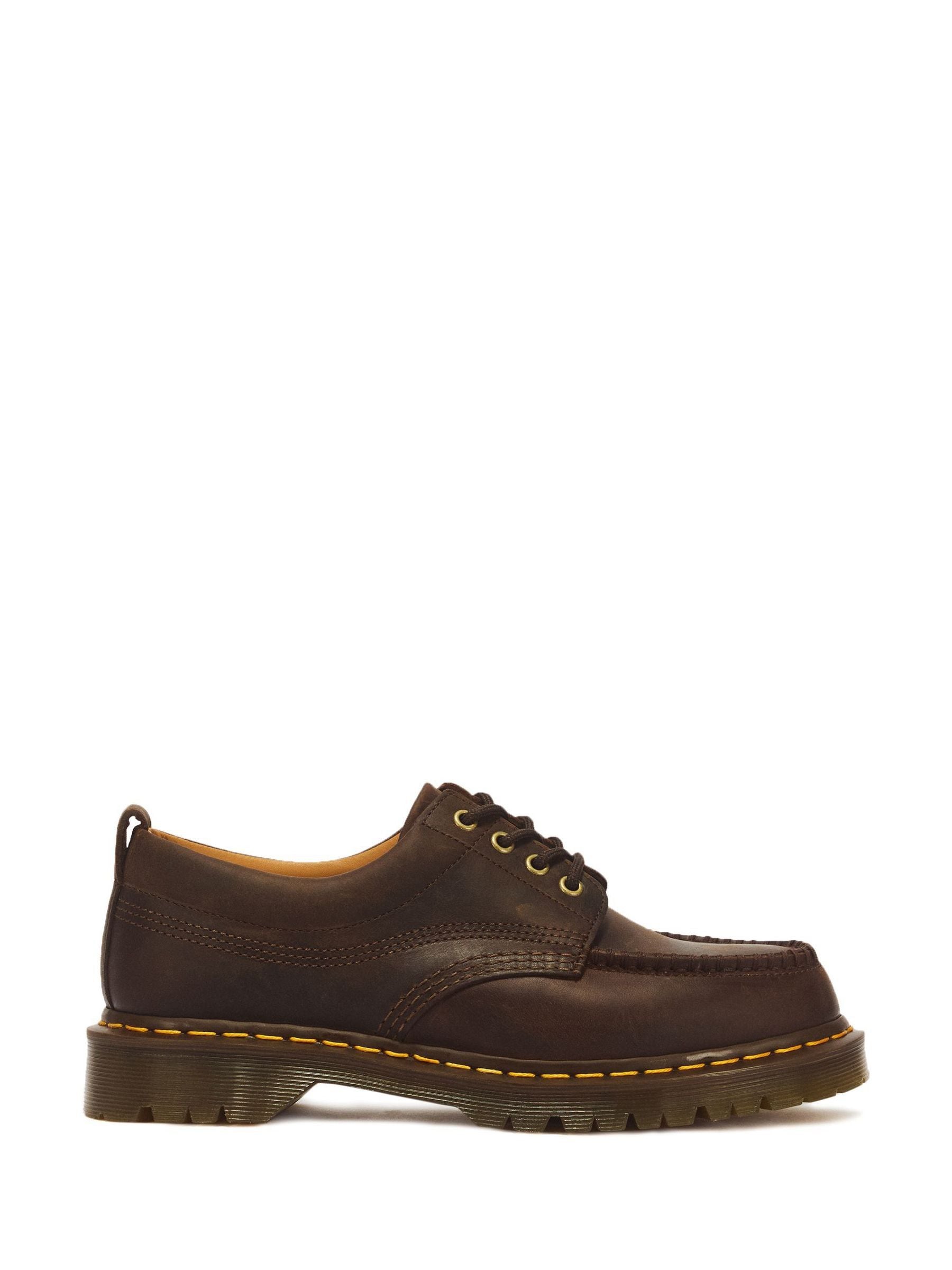 Dr. Martens , Laced Shoes, Male, Brown, 10 Uk, Lowell 4-Eye Moc Toe Shoe - Image 5