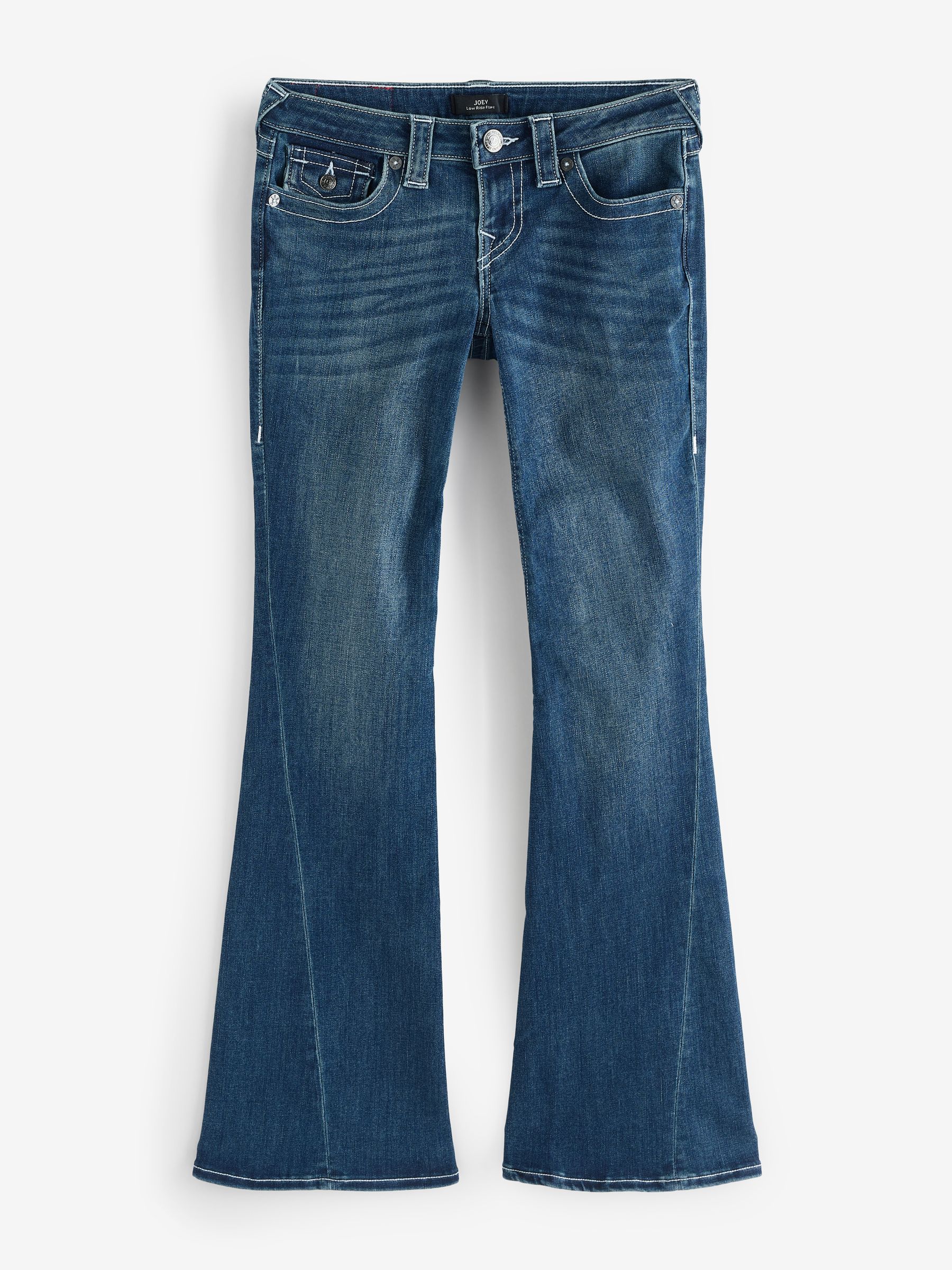 y2k❤️00s TRUE RELIGION JOEY ローライズ フレア デニム Next：日本 True Religion Joey ローライズ フレア フラップ ジーンズ