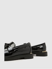 Schuh Black Liking Tassel Bow Loafers - Image 4 of 4