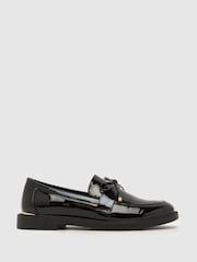 Schuh Black Liking Tassel Bow Loafer - Image 1 of 4