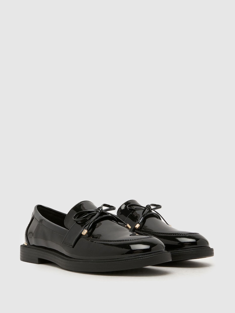 Schuh Black Liking Tassel Bow Loafer - Image 2 of 4