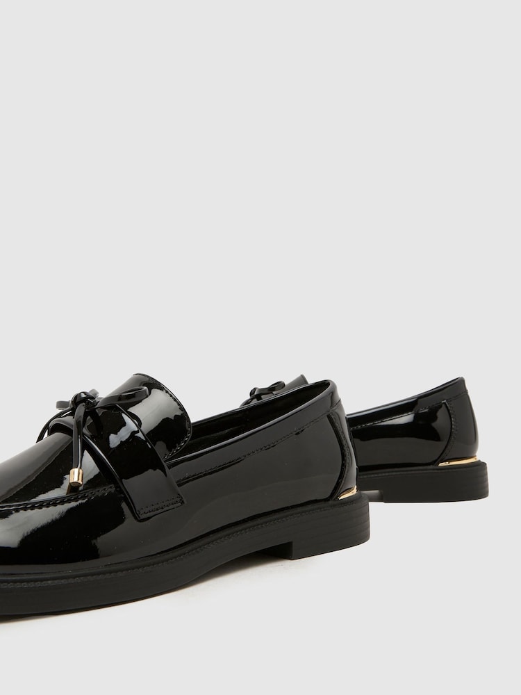 Schuh Black Liking Tassel Bow Loafer - Image 4 of 4
