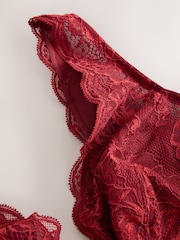Rust Red Non Padded Non Wire Total Support Lace Bra - Image 2 of 4
