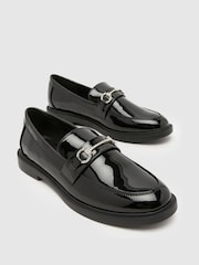 Schuh Black Laura Embellished Loafers - Image 3 of 4