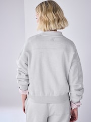Grey Marl Crew Neck Sweatshirt - Image 4 of 9