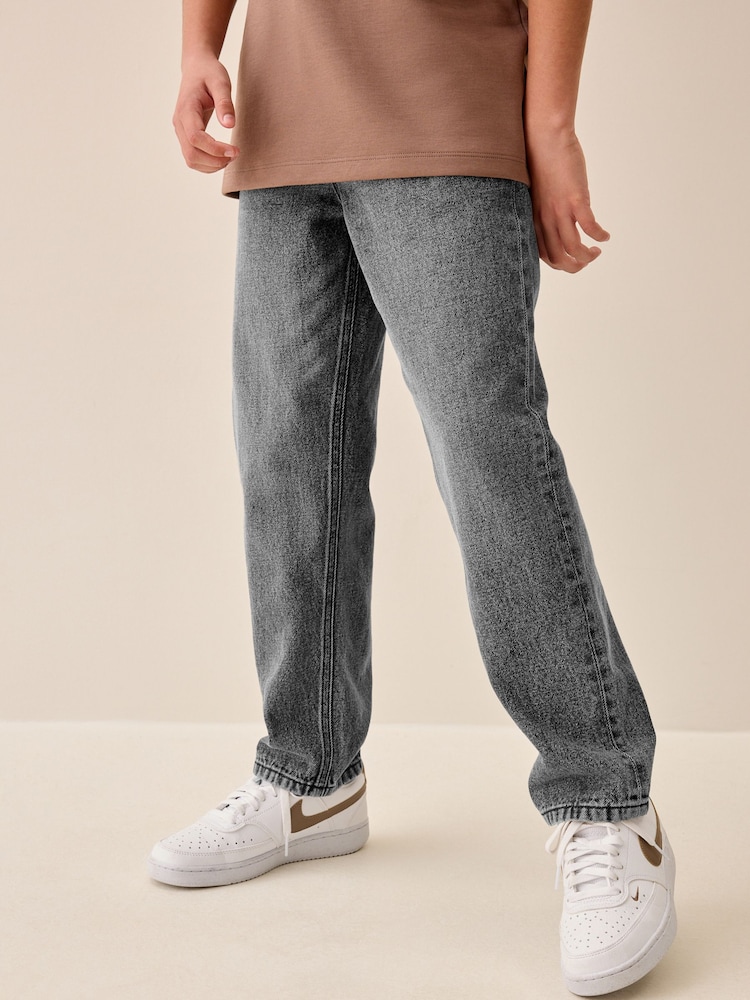 Grey Denim Regular Fit Stretch Jeans (3-16yrs) - Image 2 of 8