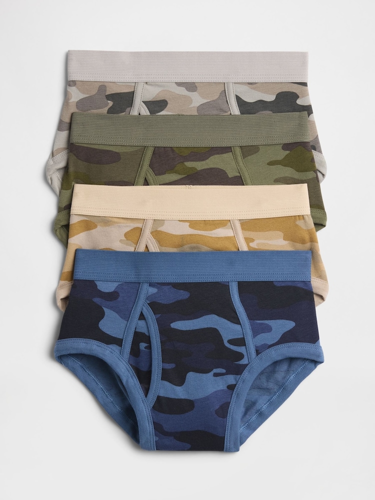 Gap Multi Camo Briefs 4 Pack (2-mths) - Image 1 of 1