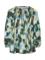 Evans Green Pintuck Detail Boho Top - Image 2 of 2