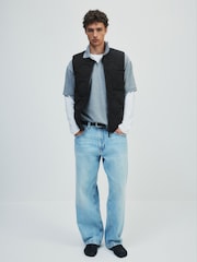 The Set Quilted Gilet Black - Image 4 of 10