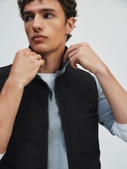 The Set Quilted Gilet Black - Image 7 of 10