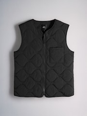 The Set Quilted Gilet Black - Image 8 of 10