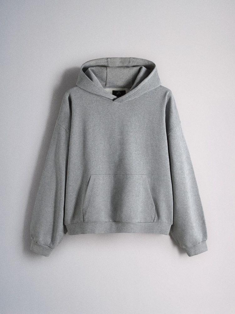 The Set 3 Pack Loopback Relaxed Fit Hoodies Blue/Grey - Image 2 of 6
