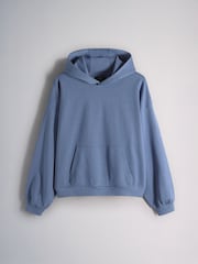 The Set 3 Pack Loopback Relaxed Fit Hoodies Blue/Grey - Image 3 of 6
