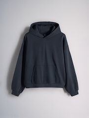 The Set 3 Pack Loopback Relaxed Fit Hoodies Blue/Grey - Image 4 of 6