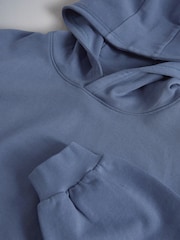 The Set 3 Pack Loopback Relaxed Fit Hoodies Blue/Grey - Image 6 of 6