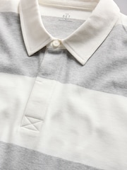 The Set 2PK Rugby Tops Blue/Navy Stripe - Image 4 of 11