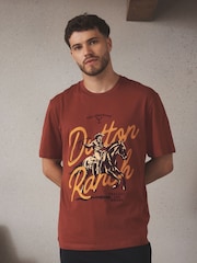 Red Yellowstone Short Sleeve Pyjamas Set - Image 1 of 13