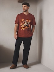 Red Yellowstone Short Sleeve Pyjamas Set - Image 2 of 13