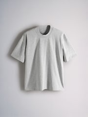 The Set 4 Pack Heavyweight Oversized T-Shirts Navy/Grey - Image 3 of 7