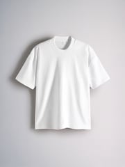 The Set 4 Pack Heavyweight Oversized T-Shirts Navy/Grey - Image 5 of 7