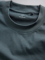 The Set 4 Pack Heavyweight Oversized T-Shirts Navy/Grey - Image 6 of 7