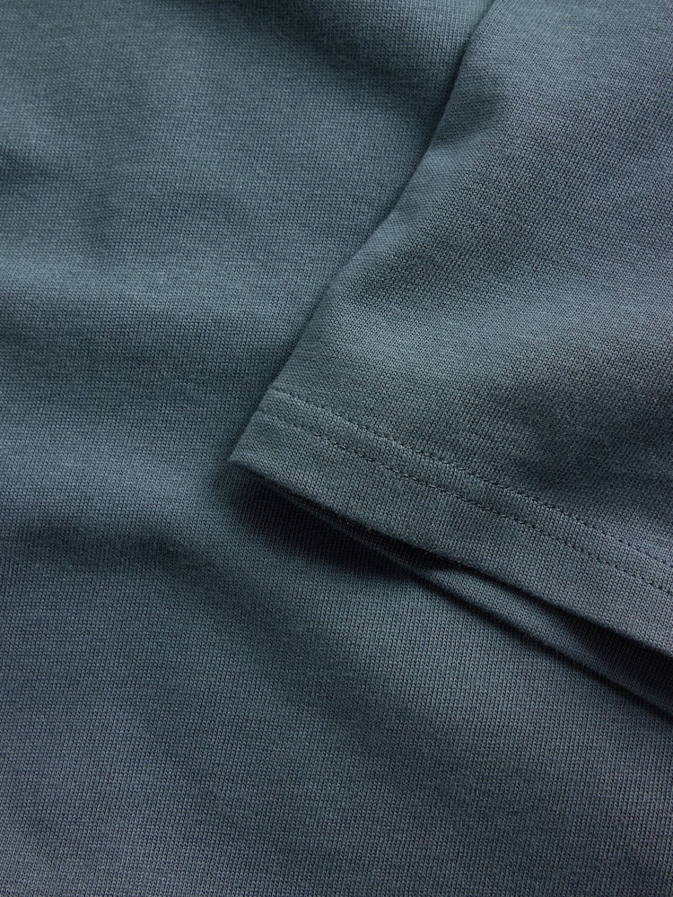 The Set 4 Pack Heavyweight Oversized T-Shirts Navy/Grey - Image 7 of 7