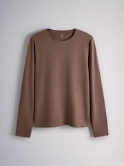 The Set 3 Pack Long Sleeve Regular T-Shirts Black/Brown - Image 3 of 6
