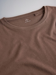 The Set 3 Pack Long Sleeve Regular T-Shirts Black/Brown - Image 6 of 6