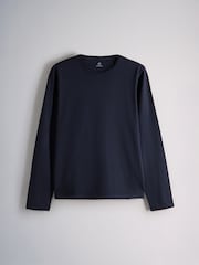 The Set 4 Pack Long Sleeve Regular T-Shirts Blue/Grey - Image 3 of 7
