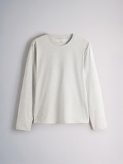 The Set 4 Pack Long Sleeve Regular T-Shirts Blue/Grey - Image 5 of 7