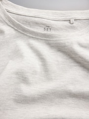 The Set 4 Pack Long Sleeve Regular T-Shirts Blue/Grey - Image 6 of 7