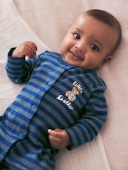 Navy Little Brother Family Baby Sleepsuit (0-2yrs) - Image 2 of 9