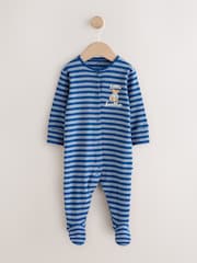 Navy Little Brother Family Baby Sleepsuit (0-2yrs) - Image 5 of 9