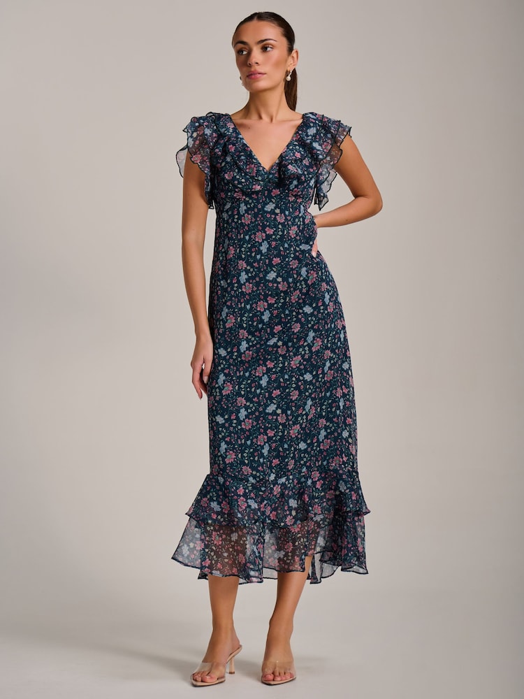 sachin and babi light blue dress 24486A Women's Elegant Sleeveless *-Neck Sequin Lace One-Shoulder Floral  Embellished Chiffon Party Dress Short Formal Semi-Formal Occasion Short  Dress