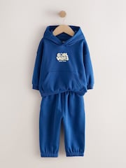 Cobalt Blue Hoodie and Joggers Set (3mths-7yrs) - Image 3 of 5